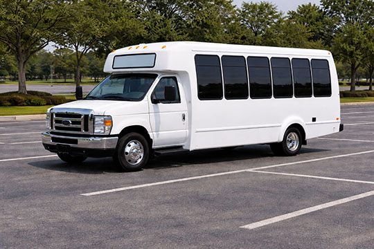 20-passenger minibus available for charter in Huntsville, TX
