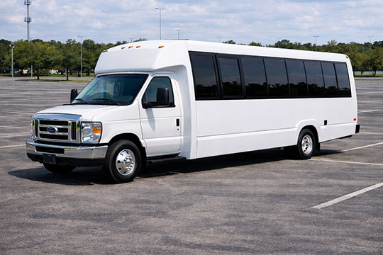 25-passenger minibus available for charter in Huntsville, TX